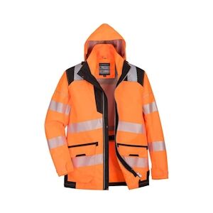 Portwest - Parka de travail 5 en 1 PW3 HV Orange / Noir Taille 2XLXXL