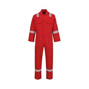 Portwest - Combinaison de travail résistante à la flamme BIZWELD IONA Rouge Taille MM