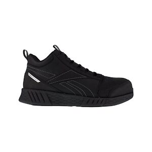 Reebok - Chaussures de sécurité montantes noire en cuir embout composite FUSION S3 SRC ESD Noir Taille 3838