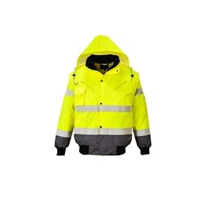 Portwest - Blouson de travail chaud certifié -40°C bicolore HV Jaune / Gris Taille XLXL