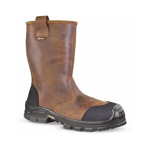 Jallatte - Bottes de sécurité marron et noire JALSALIX SAS S3 CI HI HRO SRC Marron / Noir Taille 4545