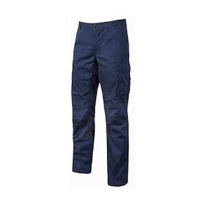 U-Power - Pantalon de travail bleu Stretch et Slim BALTIC Bleu Foncé Taille SS