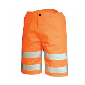 Cepovett - Bermuda de travail haute visibilité FLUO SAFE Orange Taille XSXS