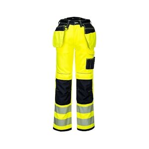 Portwest - Pantalon de travail avec poches flottantes HV PW3 Jaune / Noir Taille 4233