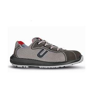 U-Power - Chaussures de sécurité basses sans métal ultra légère COAL - Environnements secs et chauds - S1P SRC Gris Taille 4545