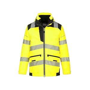 Portwest - Parka de travail 5 en 1 PW3 HV Orange / Noir Taille LL