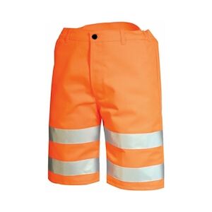 Cepovett - Bermuda de travail haute visibilité FLUO SAFE Orange Taille LL