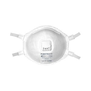 Portwest - Masques jetables à Dolomite à valve FFP3 (Pack de 10) Blanc Taille Uniqueone size