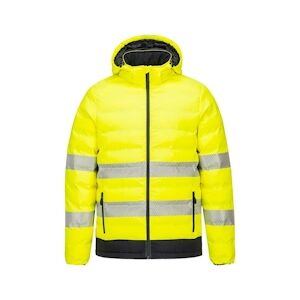 Portwest - Doudoune de travail chauffante par ultrasons HV Jaune / Noir Taille XLXL