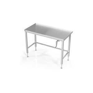 L2G Table inox centrale 90 x 150 x 70 cm L2G