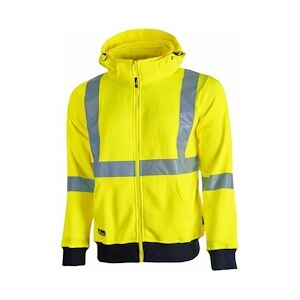 U-Power - Sweat-shirt jaune haute visibilité zippé MELODY Jaune Taille XLXL