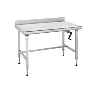 Tournus Equipement Table inox Ergonomix à dosseret 800 x 1000 x 700 cm Tournus