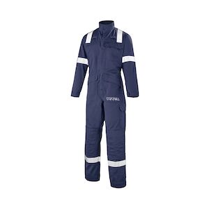 Cepovett - Combinaison de travail multirisques ATEX REFLECT 260 Bleu Marine Taille MM