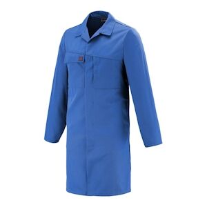 Lafont - Blouse de travail coton majoritaire AMBRE Bleu Azur Taille L - Publicité
