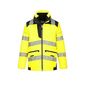 Portwest - Parka de travail 5 en 1 PW3 HV Orange / Noir Taille 4XLXXXXL