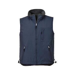 Portwest - Bodywarmer sans manches homme déperlant réversible Bleu Marine Taille XLXL