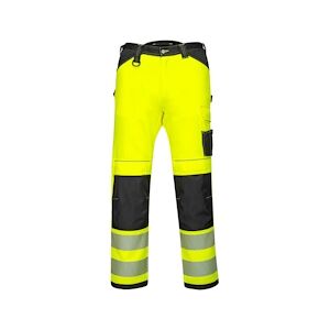 Portwest - Pantalon de travail premium haute visibilité PW3 Jaune / Noir Taille 5241