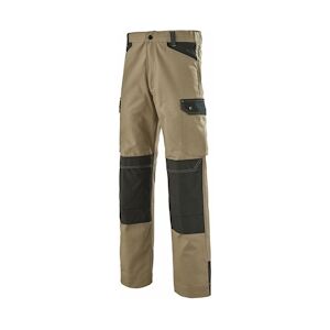 Cepovett - Pantalon de travail KARGO PRO Beige / Noir Taille XSXS