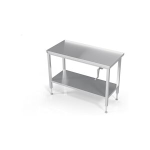 L2G Table inox centrale 90 x 120 x 60 cm L2G