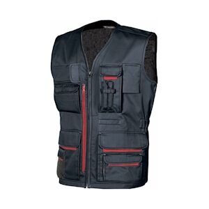 U-Power - Gilet de travail sans manches multi poches bleu foncé FUN Bleu Foncé Taille 4XLXXXXL