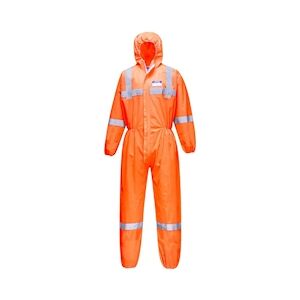 Portwest Combinaison de protection haute visibilité SMS Vis Tex (x 50) orange T.3XL PortwestXXXL