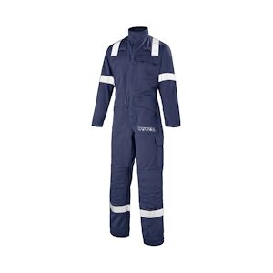 Cepovett - Combinaison de travail multirisques ATEX REFLECT 260 Bleu Marine Taille SS