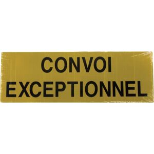 Universel Panneau Convoi Exceptionnel rétroréfléchissant 1200x400 mm unisexe - Publicité