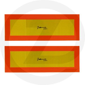 Universel Plaque de signalisation Rouge et jaune unisexe - Publicité