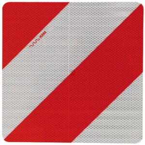 Universel Plaque de signalisation Bilatérale, rigide Rouge et blanc unisexe - Publicité