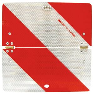 Universel Plaque de signalisation Unilatérale, pliable Rouge et blanc unisexe - Publicité