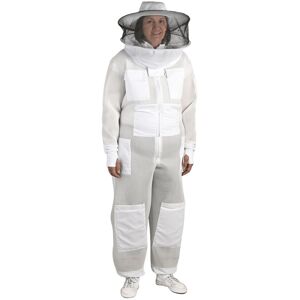 Apiculture.net - Materiel apicole francais Combinaison Air'3D avec chapeau et voile - XL