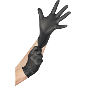 Axess Industries boîte de 100 gants jetables nitrile hygiene et epi   taille m