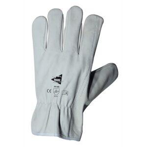 Manusweet paires de gants en cuir de bovin pleine fleur   taille 7