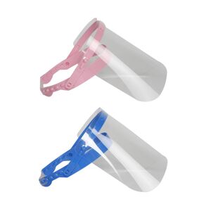 Edimeta Visières transparentes BLEUE - Boîte de 50 - COLOR L 280 x P 0,4 H 195 mm complètes