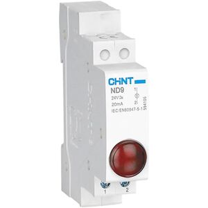 Chint Lampe témoin Chint ND9 avec led rouge 230 Vac 1 Module 81006/230