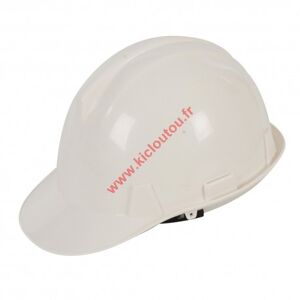 Silverline Casque de chantier Blanc