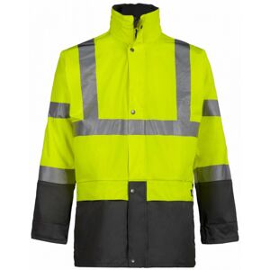 Veste de pluie haute visibilite jaune fluo Bandit North Ways