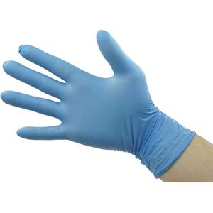 MUTEXIL Gants nitrile bleu non poudré non stérile - Boite distributrice de 100