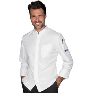 ISACCO Veste homme Bradford Blanc 65% Polyester 35% Coton