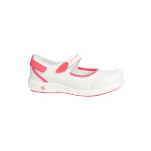 Oxypas Ballerine médicale blanche et rose Nelie Oxypas