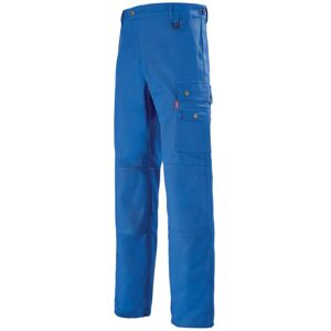 Adolphe Lafont Pantalon Homme bleu de travail avec ceinture reglagble A. Lafont