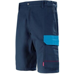 Adolphe Lafont Short bleu de travail marine et bleu