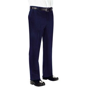 ISACCO Pantalon Homme 100% Laine Bleu