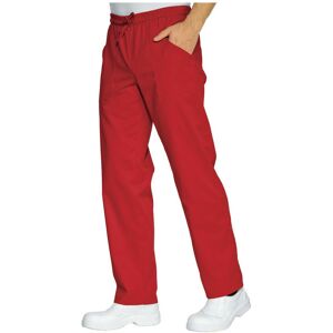 ISACCO Pantalon Cuisinier Rouge