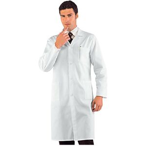 ISACCO Blouse Médicale Homme Amsterdam Cm 110 Blanc 100% Coton