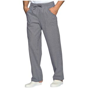 ISACCO Pantalon Cuisinier Reactive Dye Pied de Poule