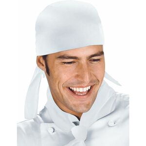 ISACCO Toque Bandana Cuisine Blanc