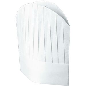 ISACCO Lot de 10 Toques cuisinier 29 cm