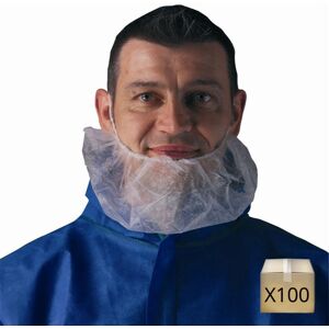 Coverguard x100 Couvre barbe jetables en polypropylène Coverguard