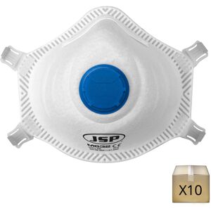 JSP x10 Masques FFP3 jetables avec valve JSP